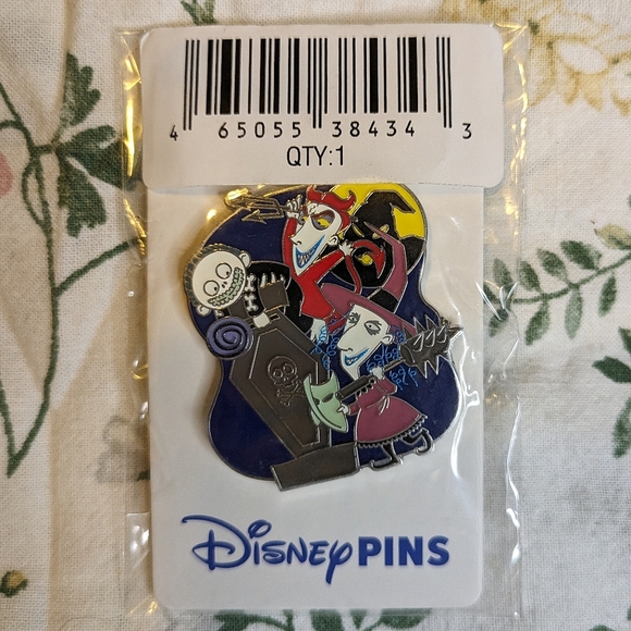 Disney | Accessories | Disney Lock Shock Barrel Pin Nightmare Before ...